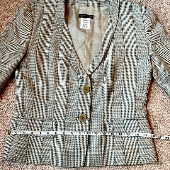 Vintage Giorgio Armani Italian wool blazer M (8) - Picture 9 of 10